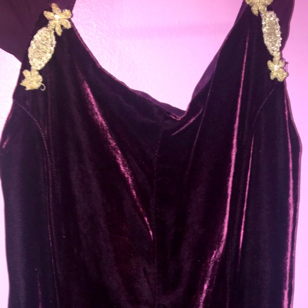 A pretty purple dress